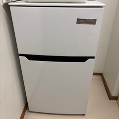 超美品、2ドア冷凍冷蔵庫の画像