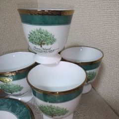 未使用EXCELLENTYAMAGOグリーンアイランドマルチカップ５客セットの画像