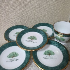 未使用EXCELLENTYAMAGOグリーンアイランドマルチカップ５客セットの画像