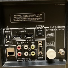 テレビとHDMIコードの画像
