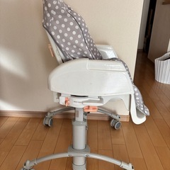 【Aprica】ハイローベッド＆チェア パノラマ（ベージュ）手動・高さ調節可の画像