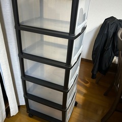 5段収納ボックスの画像