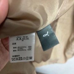 レカのベージュトレンチコート Mサイズ　の画像