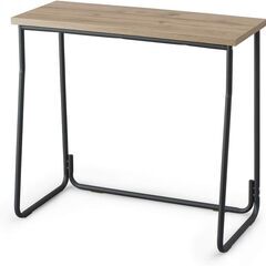 【極美品】アイリスオーヤマ　アイアンウッドデスクの画像