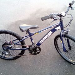 22インチ　男の子自転車　変速　ネイビーの画像