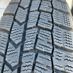 バリ溝！　155 65 r14 スタッドレス　ホイール4本セットの画像
