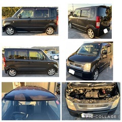 車検２年付 諸費用込 禁煙車 黒 スズキ ワゴンR リミテッドの画像