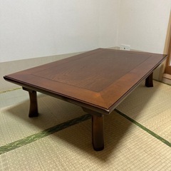 木製 座卓 ちゃぶ台の画像