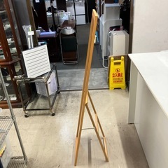H2511-585 ナチュラルウッド　スタンドミラー　キズ汚れ有りの画像