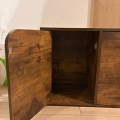 ニトリ 収納ボックス ブラウン の画像