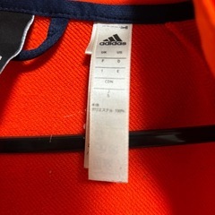 adidas パーカー(オレンジ)の画像