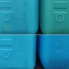 灯油用ポリタンク　18リットル入り４缶まとめて　ばら売りも可♪の画像