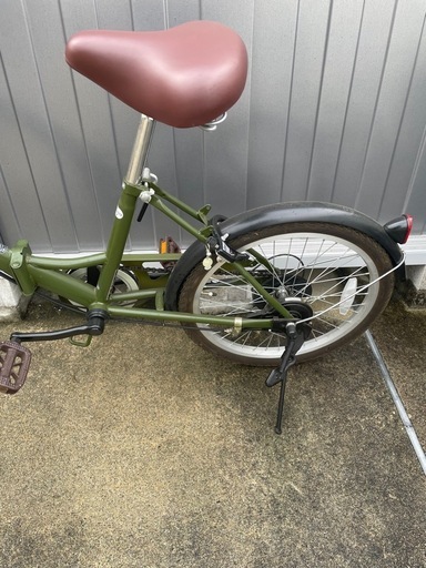 折りたたみ自転車 オリーブ 20インチ