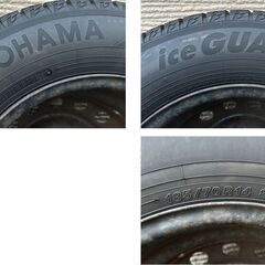 2024年スタッドレスタイヤ　14インチ　YOKOHAMA タイヤ ice GUARD iG60  185/70/R14　88Q　IG60　走行距離500km以下の画像