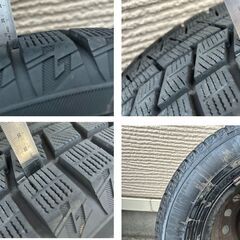 2024年スタッドレスタイヤ　14インチ　YOKOHAMA タイヤ ice GUARD iG60  185/70/R14　88Q　IG60　走行距離500km以下の画像