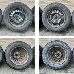 2024年スタッドレスタイヤ　14インチ　YOKOHAMA タイヤ ice GUARD iG60  185/70/R14　88Q　IG60　走行距離500km以下の画像