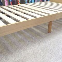 シングルベッド フレームのみ 幅 木製 コンセント付き 棚付き 寝具 家具 アイリスオーヤマ  ☆ 札幌市 北区 屯田の画像