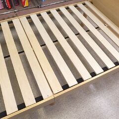シングルベッド フレームのみ 幅 木製 コンセント付き 棚付き 寝具 家具 アイリスオーヤマ  ☆ 札幌市 北区 屯田の画像