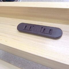 シングルベッド フレームのみ 幅 木製 コンセント付き 棚付き 寝具 家具 アイリスオーヤマ  ☆ 札幌市 北区 屯田の画像