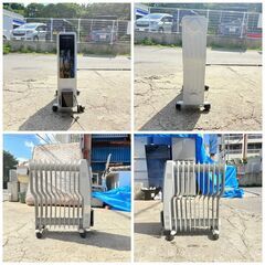 【❗️✨静音暖房・省エネ◎✨❗️】テクノス オイルヒーター 1200W 2017年製  エコモード搭載 タイマー・温度調整付き✨簡易清掃・動作確認済み❗️の画像