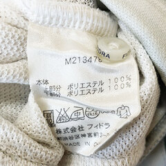 FIDRA ワンピース 半袖 M ホワイト/グレー レディース ゴルフウェアの画像