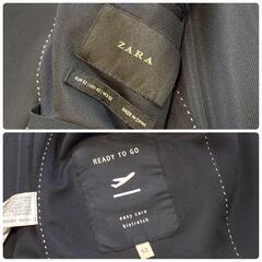 希少 XXL✨ZARA セットアップ　スーツ　ブラック　イージーケア　トラベルの画像