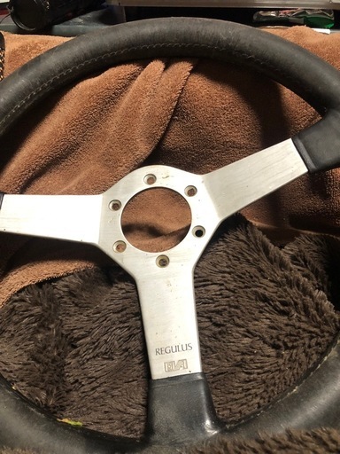 エバ　ステアリング　当時物。