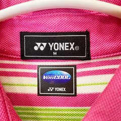 ヨネックス ワンピース 半袖 M ピンク レディース YONEX テニスウェアの画像