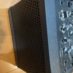 ギター、スタンド、アンプ、シールド、ソフトケース、チューナー、ピック数枚　7点セット の画像