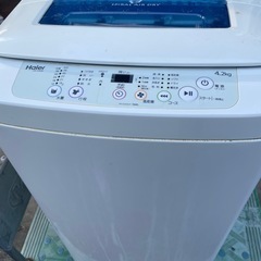 2018年製　ハイアール　洗濯機　の画像