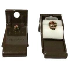 【タチカワ】V17カーテンレール　シングルブラケット（アンバー）32個の画像