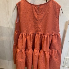 レディース　ノースリーブティアードトップスの画像