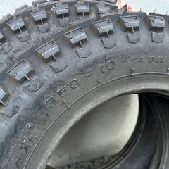 新品バイク用タイヤ 350-10 4PR　3本セット の画像