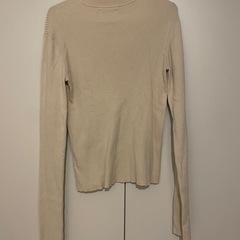 【CLANE】ハイネックリブニットトップスの画像