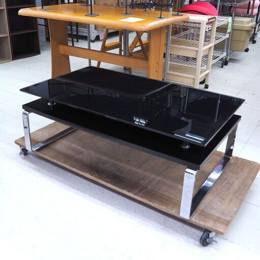 ガラス天板センターテーブルリユース品価格5,500円 (なんでも屋) 名護