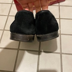 Salvatore Ferragamo 黒スエードローファーの画像