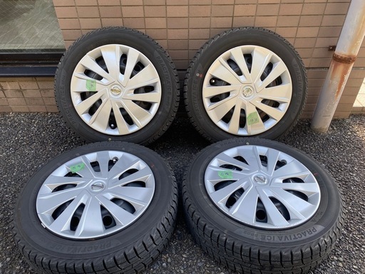 ※取引中【使用1シーズン】14インチ スタッドレスタイヤ＋スチールホイールセット