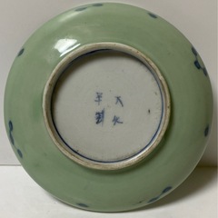 骨董品　中国磁器　大化年製　青磁 染付 コレクションの画像