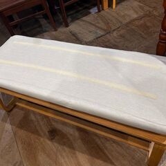 【愛品館 市原店】無印良品　リビングでもダイニングでもつかえるベンチの画像