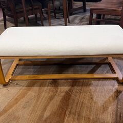 【愛品館 市原店】無印良品　リビングでもダイニングでもつかえるベンチの画像