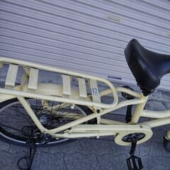 ❮ジャンク品❯[BRIDGESTONE]TOTEBOX(トートボックス)前)24/後)22吋 小径車 内装3段/サンドベージュの画像