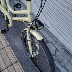 ❮ジャンク品❯[BRIDGESTONE]TOTEBOX(トートボックス)前)24/後)22吋 小径車 内装3段/サンドベージュの画像