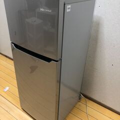  ハイセンス Hisense 2ドア冷蔵庫 HR-B12AS 120L シルバー 一人暮らし用 省エネ コンパクト　251123-8の画像