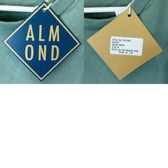 【未使用】Almond Surfboards & Design アーモンドサーフボードデザイン FINE SURFING EMB 半袖 Tシャツ M GRASS TS2110S ユニセックス USAコットンの画像