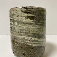 希少作　中川自然坊　目唐津焼酎杯　湯呑みの画像