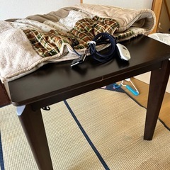 ダイニングこたつ　布団付きの画像