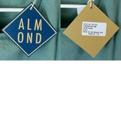 【未使用】Almond Surfboards & Design アーモンドサーフボードデザイン FINE SURFING EMB 半袖 Tシャツ L GRASS TS2110S ユニセックス USAコットンの画像