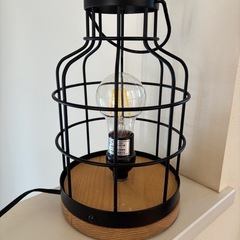 【ニトリ】 鳥かご ランプ　間接照明の画像