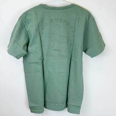 【未使用】Almond Surfboards & Design アーモンドサーフボードデザイン FINE SURFING EMB 半袖 Tシャツ L GRASS TS2110S ユニセックス USAコットンの画像