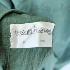 【未使用】Almond Surfboards & Design アーモンドサーフボードデザイン FINE SURFING EMB 半袖 Tシャツ L GRASS TS2110S ユニセックス USAコットンの画像